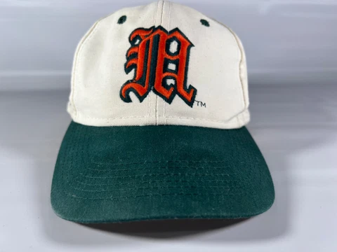 Vintage Miami Hurricanes Fitted Hat TOW Top of the World Canes Mascot JL Cover