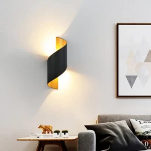 LED Wall Lamp Modern Up Down Sconce Lighting Fixture Wall Light Indoor Outdoor - Picture 1 of 14