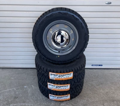 Toyo Open Country 145/80R12 Gray Steel Wheels Set of 4 Acty Carry Hijet Sambar - Image 1 of 4