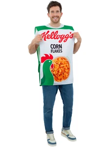 Corn Flakes Cereal Costume Mens Ladies Novelty Funny Stag Fancy Dress Outfit - Picture 1 of 1