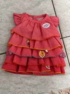 Puppen Kleidung Kleid für 43cm große Puppe Chou Chou Baby Born Zapf Creation TOP - Bild 1 von 1