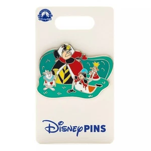 Disney Store Alice in Wonderland Queen of Hearts White Rabbit Pin - Picture 1 of 2