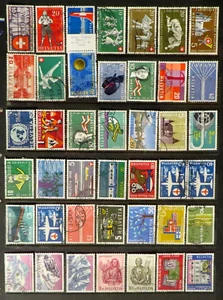 SWITZERLAND BULK WORLD SETS | 1 Scan HELVITIA Stamps | Used | MAR117 - Picture 1 of 3
