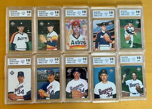 1994 Mother's Cookies Nolan Ryan Farewell 10 Cards Set Graded 10 Mint Diamond - Picture 1 of 2