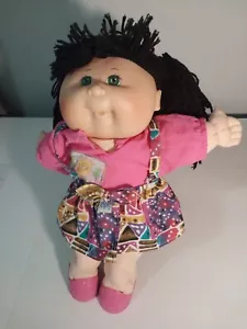 CPK Mattels First Edition 1995 Girl Black Hair 15” Cabbage Patch Kids - Picture 1 of 10