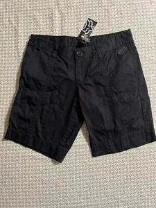 Fox Girls In Crowd Bermuda Black Shorts Sizes 1, 3, 7, 9 - Picture 1 of 11
