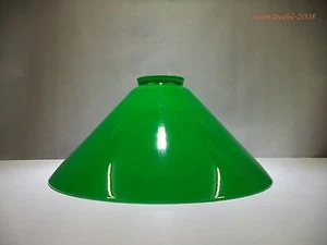  Vetro di ricambio paralume paralume in vetro paralume da calzolaio verde Ø 250 mm - altezza 110 mm   - Foto 1 di 5
