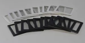 10 Stück Gepe Mittelformat Diarahmen Glas 6x6 verglast Antinewton MF 7x7 - Picture 1 of 12