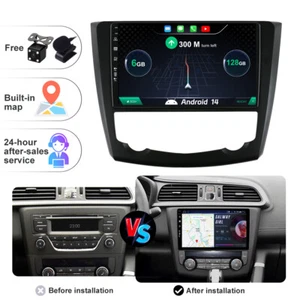 6+128G Autoradio Stereo Per Renault Kadjar 2015-2019 WIFI Carplay Android Auto - Foto 1 di 12
