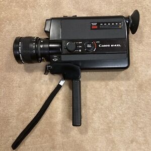 Canon 514XL Super 8 Movie Camera f/1.4 Macro Canon Zoom Lens 9-45mm Works Great