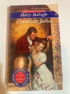 COURTING JULIA vintage MARY BALOGH Signet Regency Romance FIRST PRINTING 1993 - Picture 1 of 6