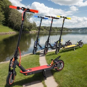 900W Electric Scooter Foldable 8.5" Tire 40KM/H Speed 50KM Shock Absorption - Picture 1 of 14
