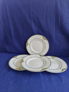 CHRISTOPHER STUART FINE CHINA ELDORADO Y0240 4 BREAD & BUTTER PLATES 6 1/4" - Picture 1 of 5