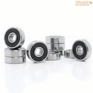 Rodamientos de bolas de ranura profunda 625-2RS 5x16x5 mm doble sellado ABEC-3 paquete de 10 - Imagen 1 de 3