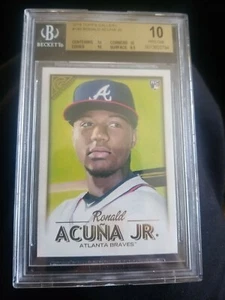 2018 Topps Gallery #140 Ronald Acuna Jr BGS 10 Pristine Braves - Bild 1 von 3