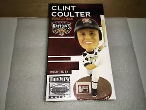 2014 Clint Coulter Wisconsin Timber Rattlers Bobblehead Brewers SGA & Tic. Stub. - Picture 1 of 7
