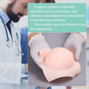 Modello di puntura ad ultrasuoni mammari biopsia didattica pratica 4 lesioni simulate US - Foto 1 di 8