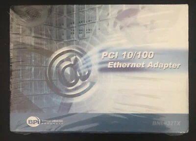 Sealed NIB PCI 10/100 Ethernet Adapter BNL832TX Broadband Products - Image 1 of 2