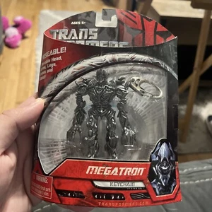 Transformers Megatron Poseable Keychain 2007 Hasbro Basic Fun - Picture 1 of 5
