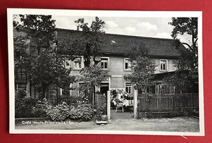 AK PRIESTEWITZ bei Grossenhain um 1940/50 Café Haufe ( 73038 - Bild 1 von 2