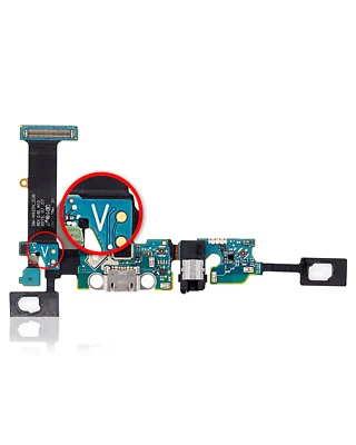 Charging Port Flex Cable Compatible For Samsung Galaxy Note 5 (N920V) (Verizon) - Image 1 of 3