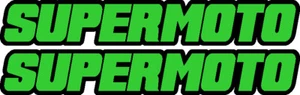 Green Supermoto Swingarm Airbox Number Plate Decals Stickers graphics DRZ KTM - Picture 1 of 2