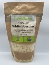 Organic White Beeswax Pellets, 100% Pure for DIY & Craft Projects, 16 Oz