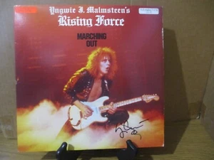 YNGWIE MALMSTEEN signed/autographed MARCHING OUT vinyl record album - Picture 1 of 4