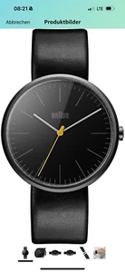 Braun Quarzuhr 42mm Ceramic Case BN0172BKBKG. - Bild 1 von 8