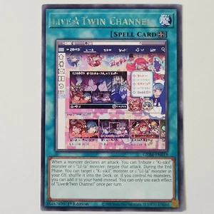 Live Twin Channel - GEIM-EN019 - NM/VLP - Rare - 1st ed - Yugioh - Picture 1 of 2