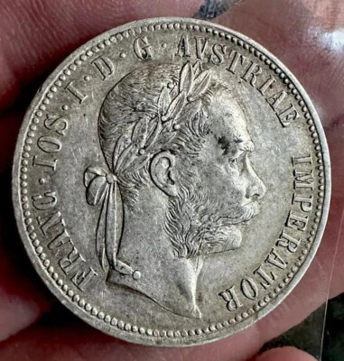 Austria 1879 Silver Floren Very High Grade - Image 1 of 2