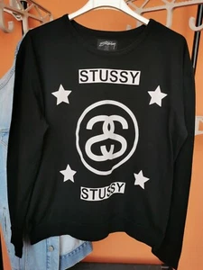 Stussy t-shirt manica lunga donna colore nero taglia S - Foto 1 di 2