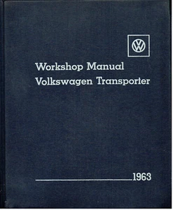 VW SPLIT SCREEN TRANSPORTER 1200 1500 '63-67 FACTORY WORKSHOP MANUAL SET(2x VOL) - Picture 1 of 4