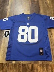 New York Giants #80 Victor Cruz NFL Team Apparel Jersey Youth Medium Blue - Picture 1 of 8