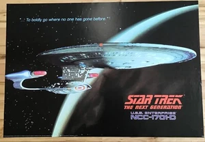 Star Trek The Next Generation•USS Enterprise•Póster de colección 24x35 nuevo - Imagen 1 de 1