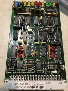 NOKIA MAILLEFER CABLE MACHINERY CIRCUIT BD  TWC-604-01-01  1580963328 TWC6040101 - Picture 1 of 10