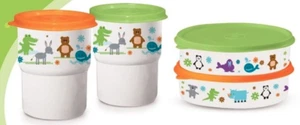 New Tupperware Feeding Set Toddler Bowls & Tumblers Set w/ Seals New - Picture 1 of 3
