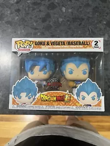 Vegeta And Goku Baseball Pop 2 Pack - RARE! - Picture 1 of 5