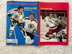 Sports Illustrated Bobby Orr Phil Esposito Bruins 1972 Stanley Cup Rangers - Picture 1 of 3