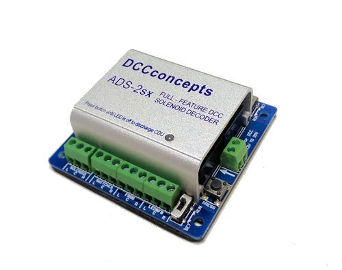 DCC Concepts DCD-ADS2SX Accessory Decoder CDU Solenoid Drive SX (2 Way) - Image 1 of 1