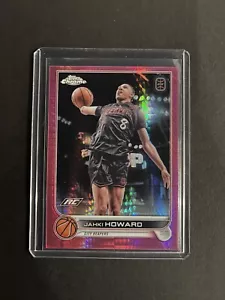 2022-23 Topps Chrome Overtime Elite Pink Prism Refr RC Jahki Howard #39 /150 - Picture 1 of 2