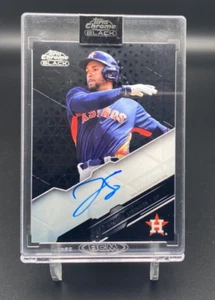 Topps 2020 cromo negro George Springer automático CBA-GSP - Imagen 1 de 2