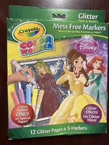 Crayola, Farbwunder, Prinzessin, Glitzereffekte! No Mess, 12 Seiten & 5 Marker - Bild 1 von 3