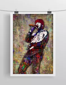 Tyler Joseph Twenty One Piloten 24 x 36 Zoll Poster, 21 Piloten Tribute kostenloser Versand - Bild 1 von 5
