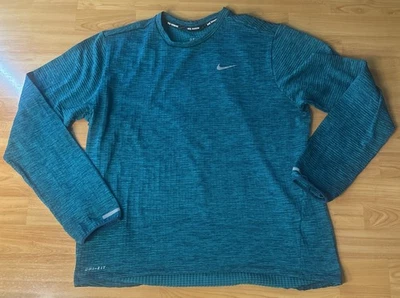 Camisa para correr reflectante Nike Therma Sphere Element 3.0 para hombre talla XL Aqua Foto 1 de 4