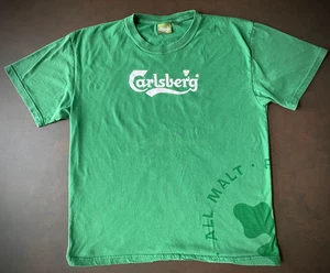 CARLSBERG T-Shirt "Probably the Best Beer in the World" L Tee, Copenhagen, Green - Picture 1 of 10