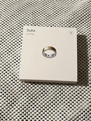 Oura Ring Gen 4 - Gold - Size 8  - BRAND NEW SEALED - Fast Shipping - Image 1 of 3