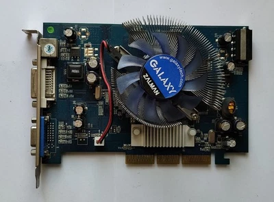 Galaxy GeForce 7600GS 256MB AGP VGA Card - Test OK! - image 1 of 4