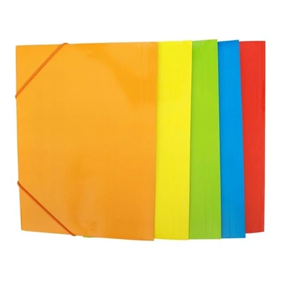 A4 Elastic Strap File Folders Expandable Document Organizers Large Capacity - Image 1 of 4