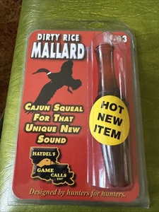 Haydels Dirty Rice Mallard Call - New Old Stock In Package Never Used Louisiana - Picture 1 of 5